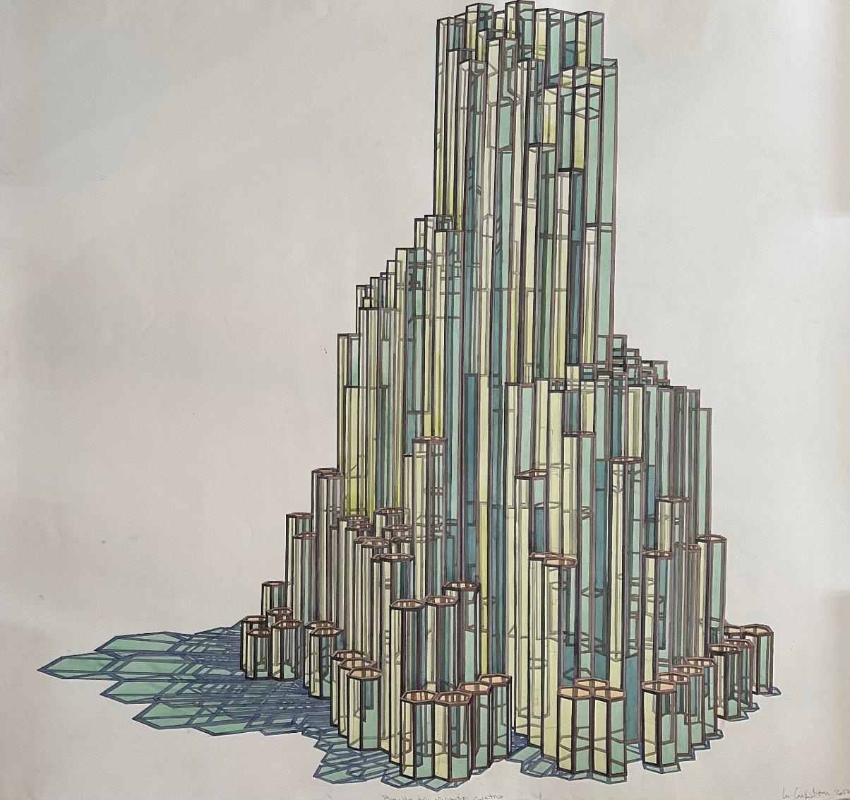 Basaltos transparentes cuatro, 2017, by Los Carpinteros
