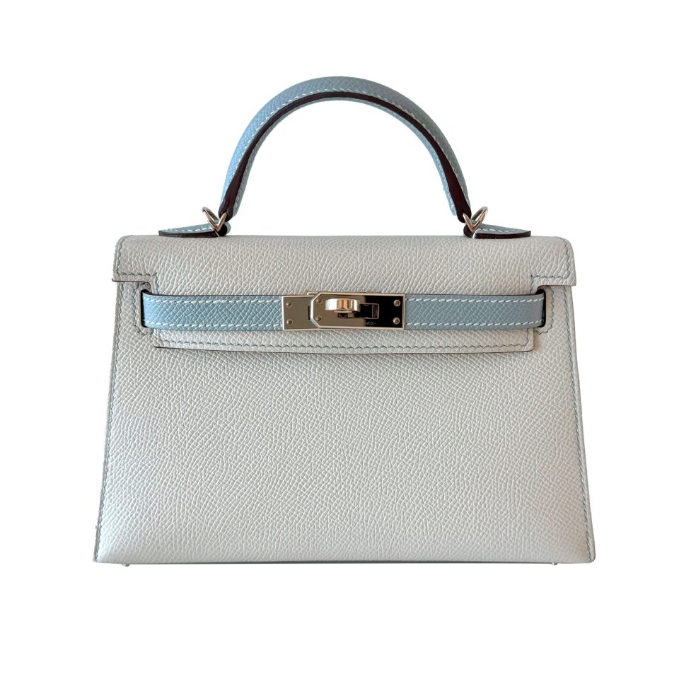 Kelly 20 Mini HSS Craie Bleu Brume