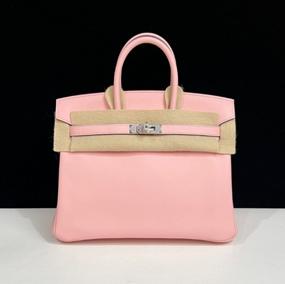 Birkin 25 Sakura Swift Palladium
