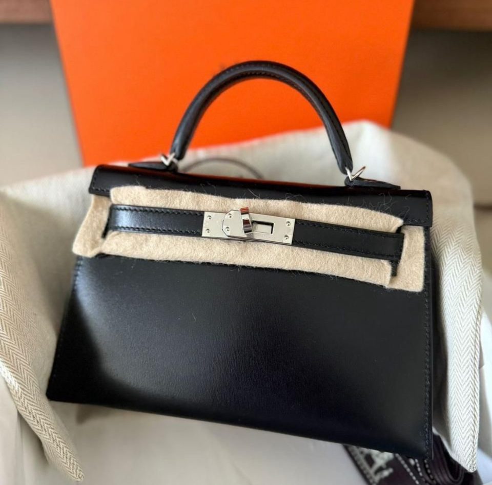 Kelly 20 Mini Black Box Palladium