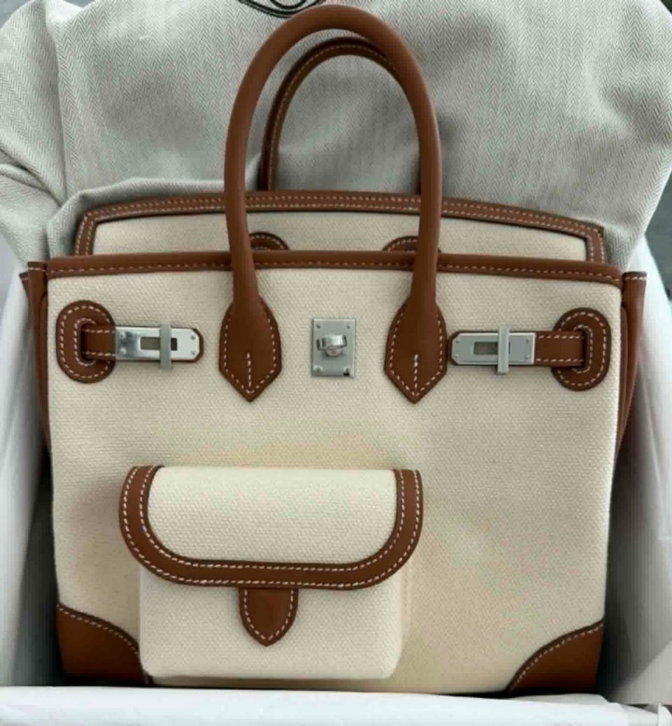 Birkin 25 Cargo Ecru Gold Palladium