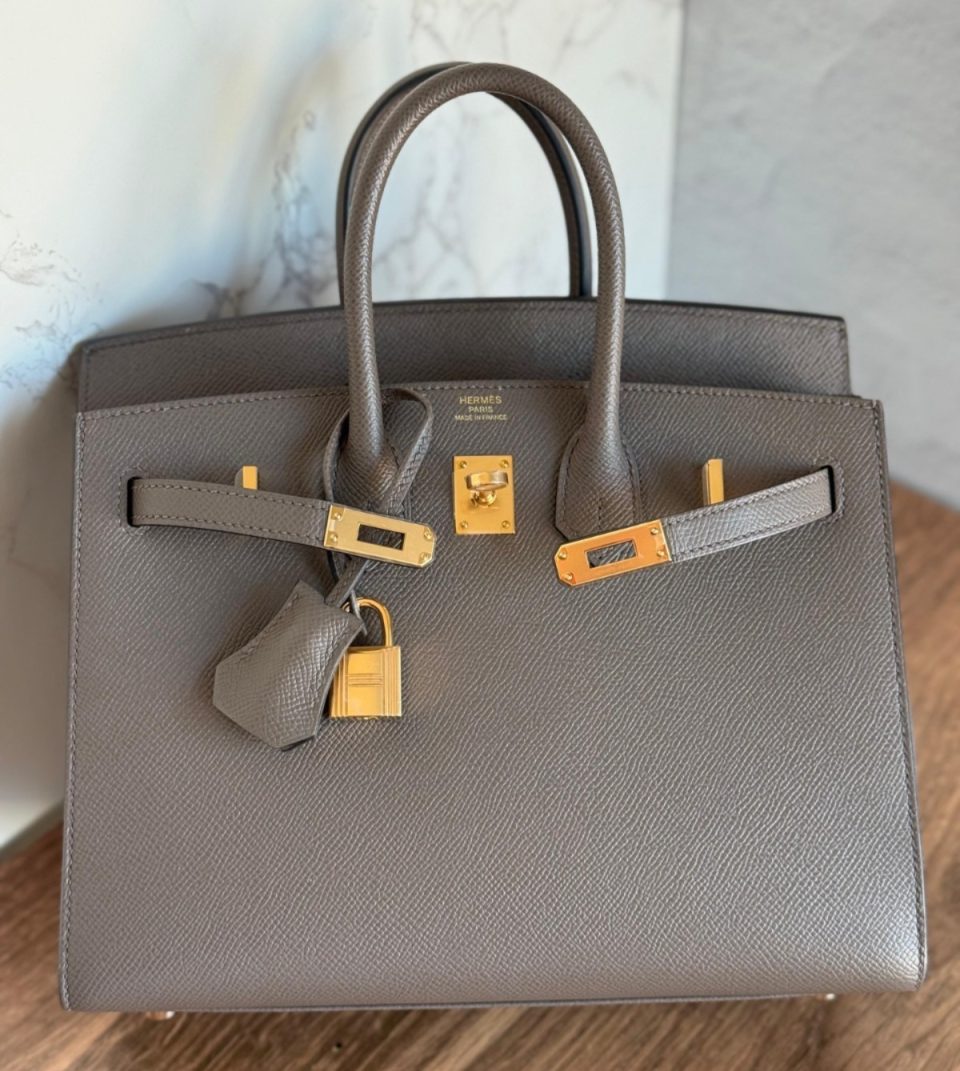 Birkin 25 Etain Gold