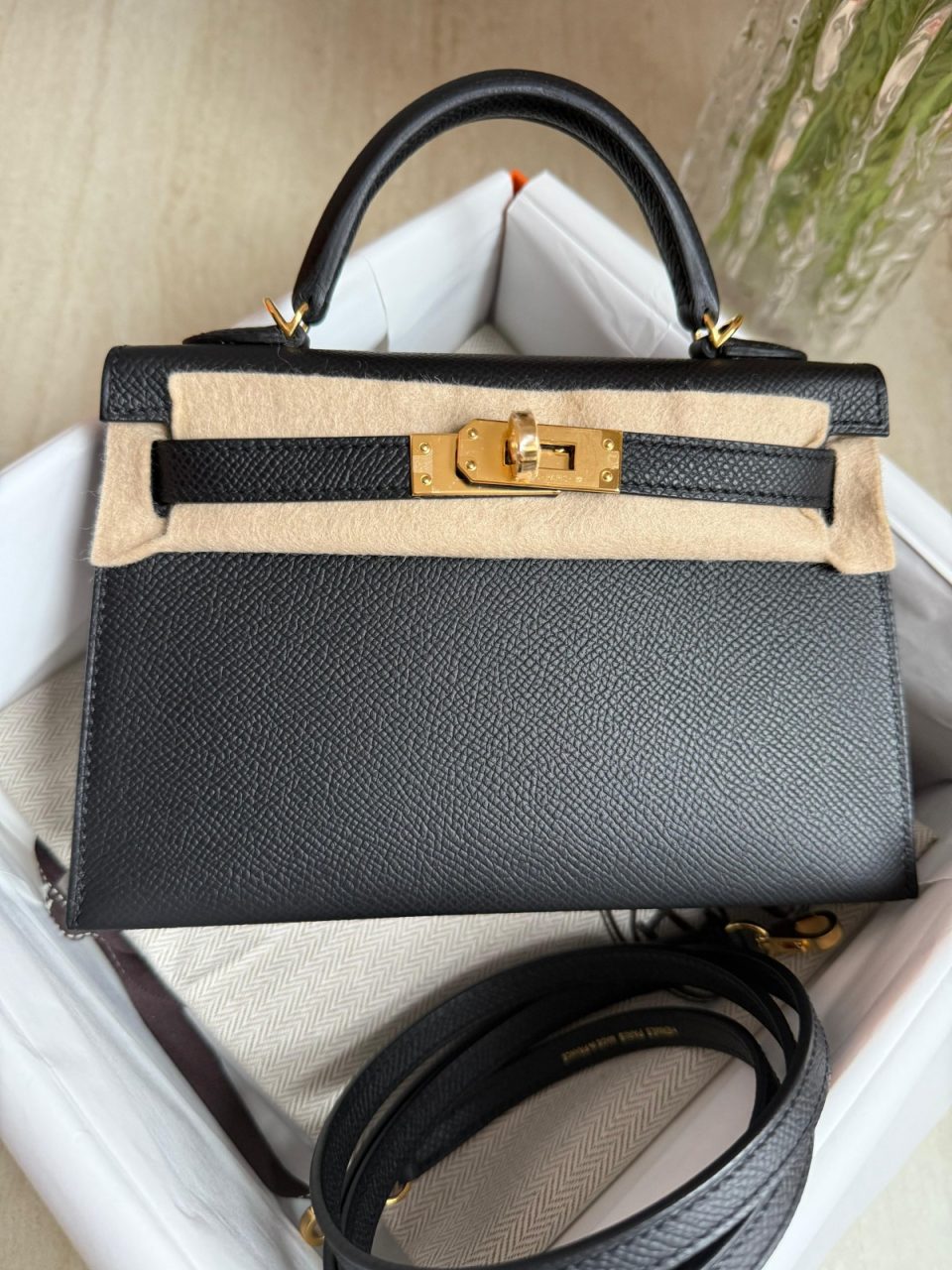 Kelly 20 Mini HSS Black Bordeaux Gold