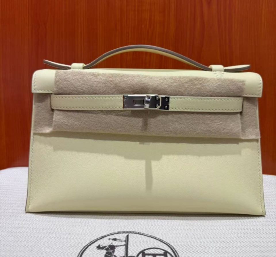 Kelly Pochette Jaune Milton Swift Palladium