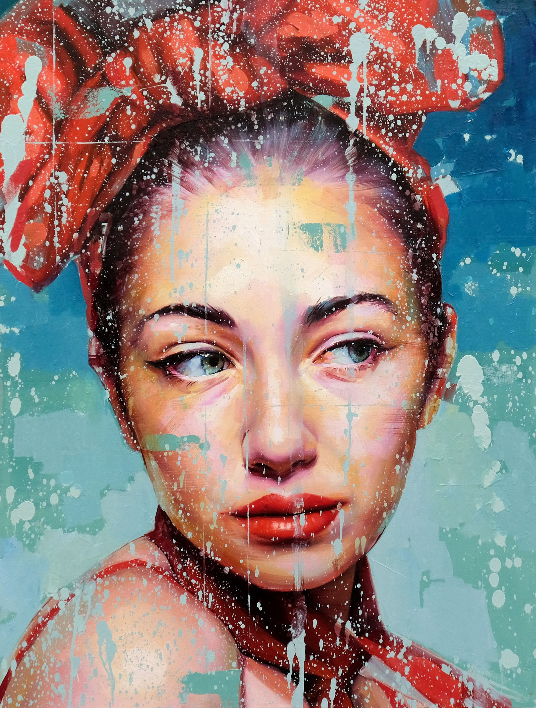 Silvio Porzionato Lolita, 2023 Oil on canvas 120 x 90 cm