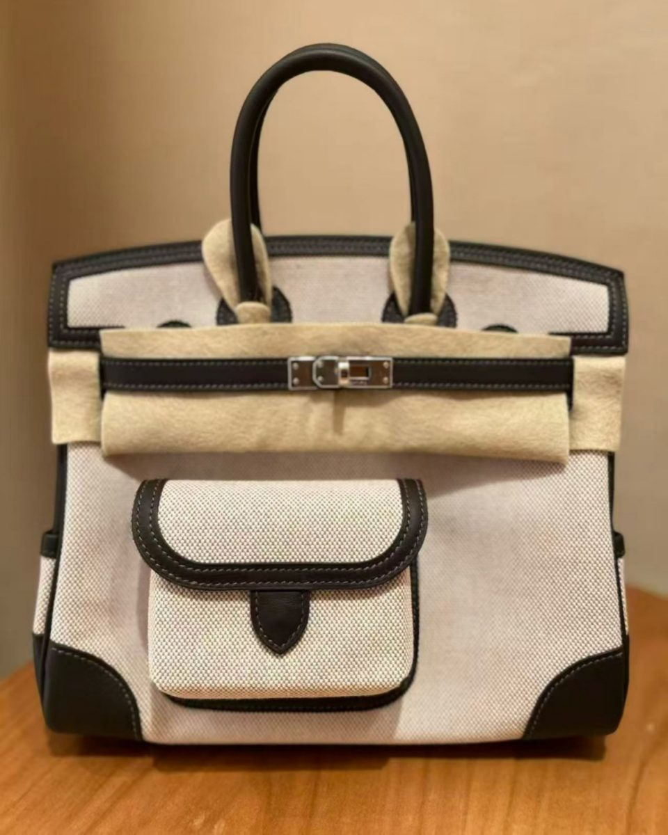 Birkin 25 Cargo Bai-Brun Palladium