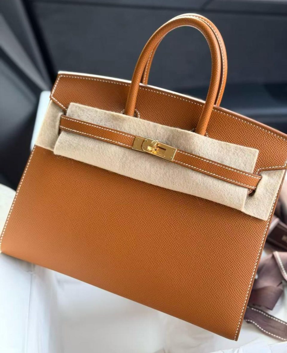 Birkin 25 Gold Epsom Gold