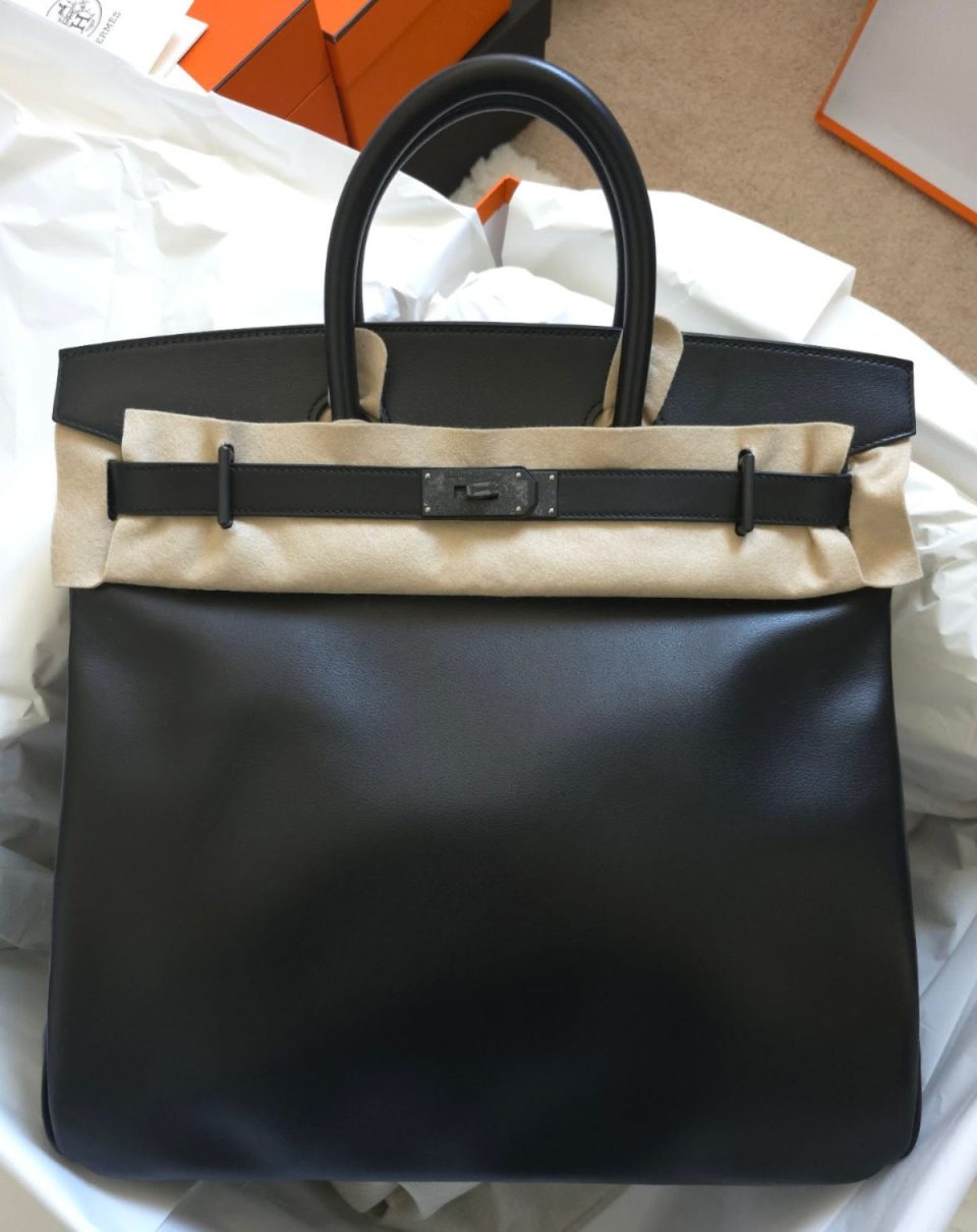 Birkin HAC 40 Black Evercolor
