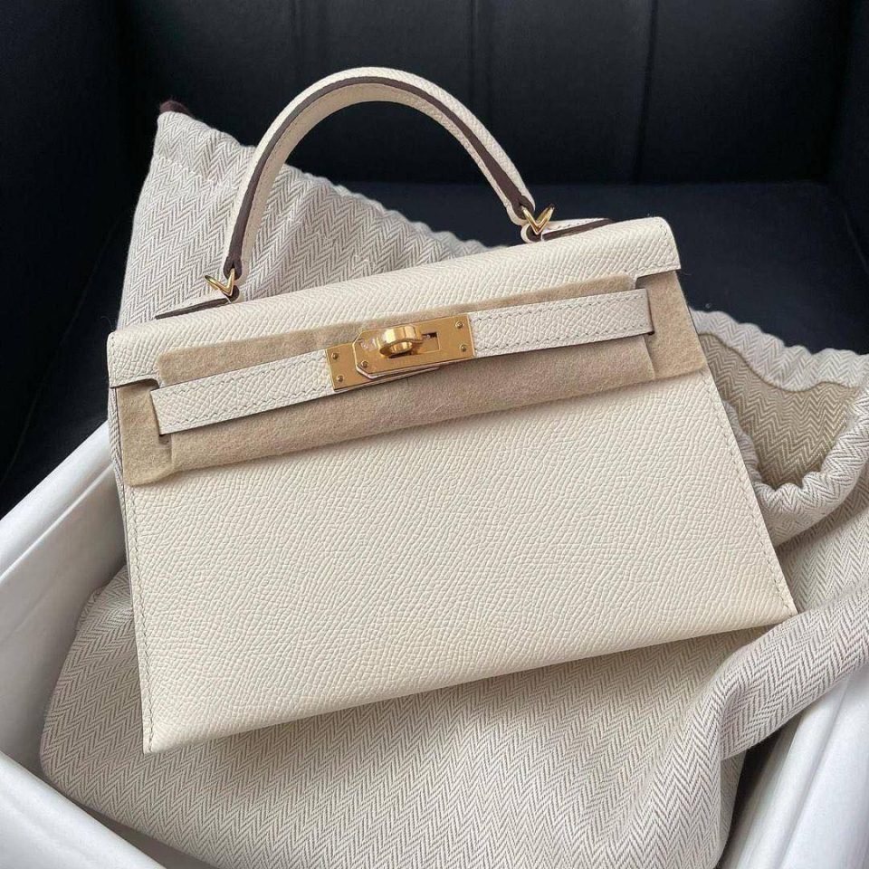 Kelly 20 Mini HSS Craie Epsom Gold