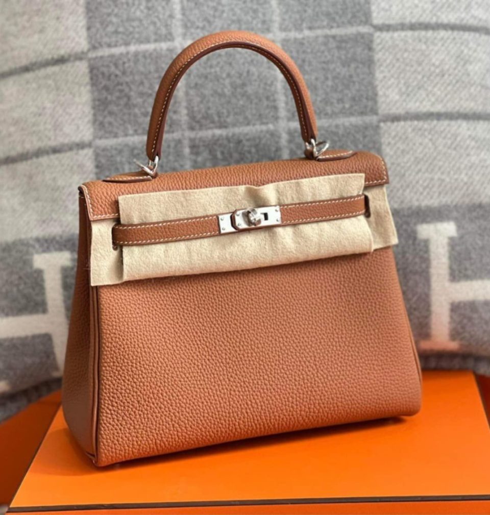 Kelly 25 Gold Togo Palladium