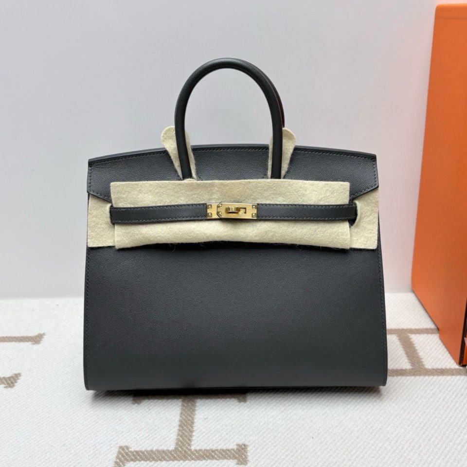 Birkin 25 Graphite Madame Gold