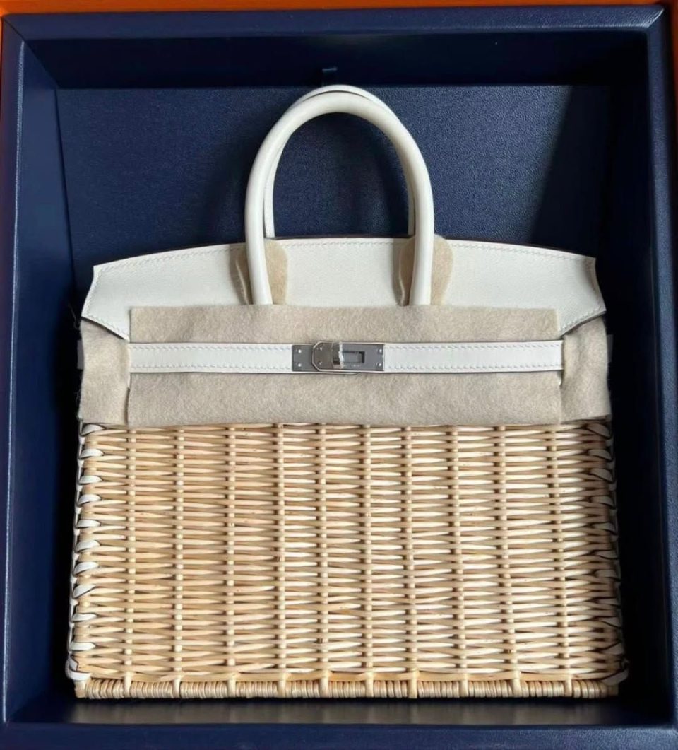 Birkin 25 Picnic Nata Palladium