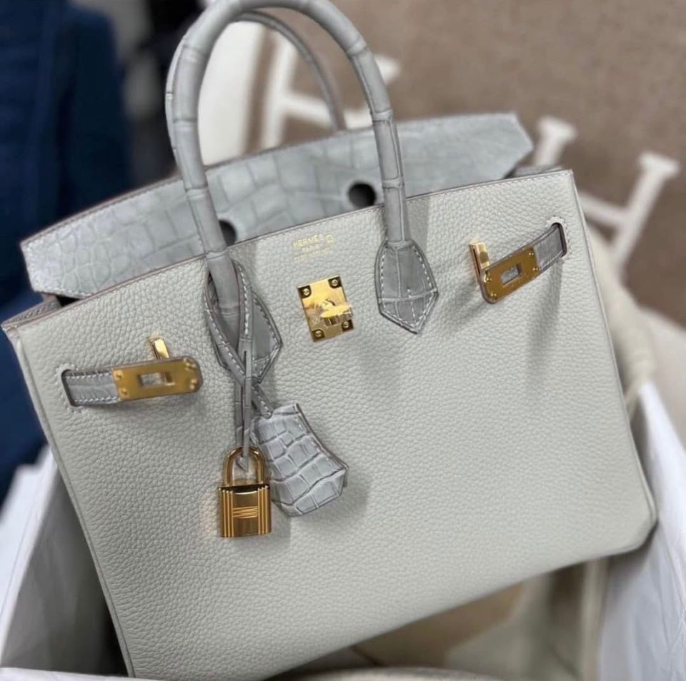 Birkin 25 Touch Gris Perle Gold