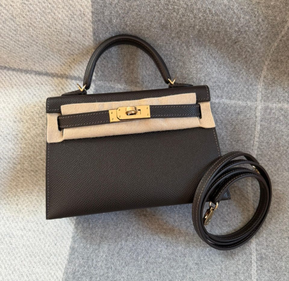 Kelly 20 Mini Bai-Brun Epsom Gold