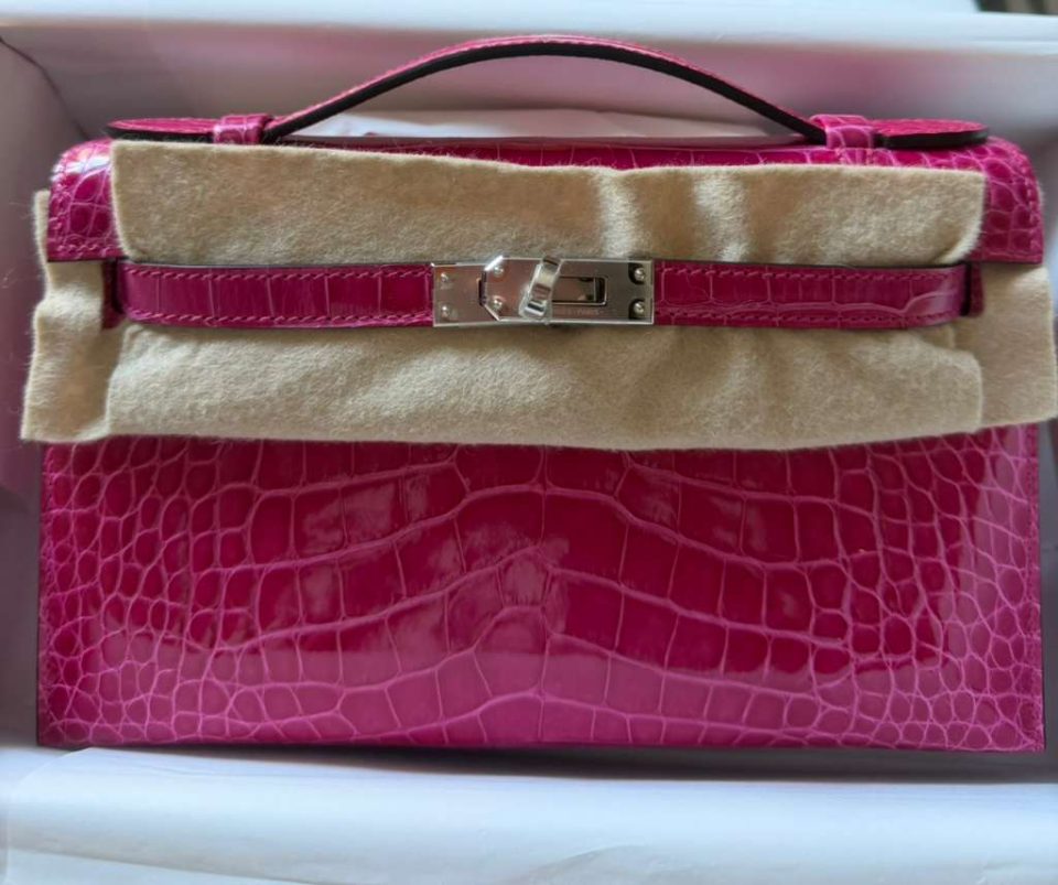 Kelly Pochette Rose Mexico Palladium