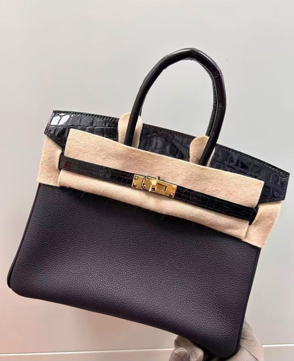 Birkin 25 Touch Black Gold