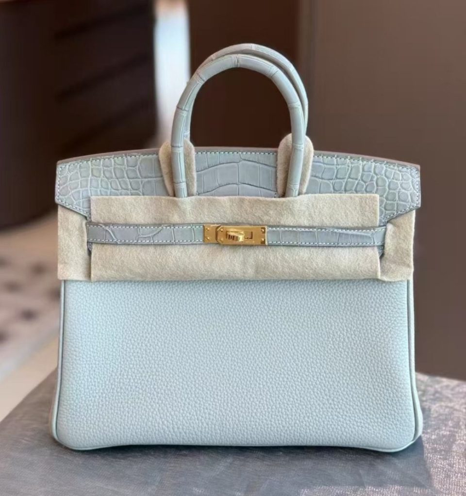 Birkin 25 Touch Gris Perle Gold