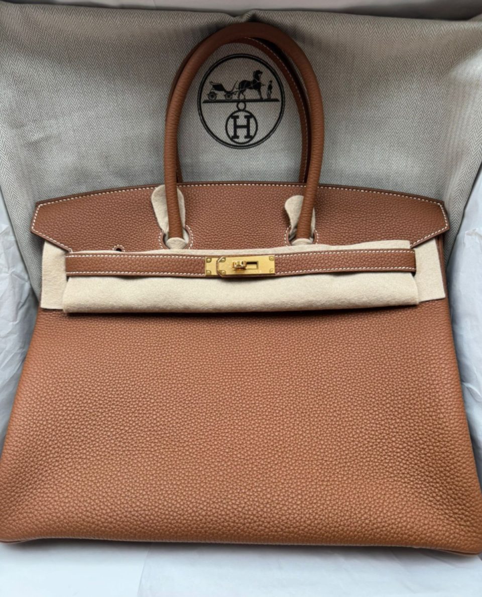 Birkin 35 Gold Togo Gold