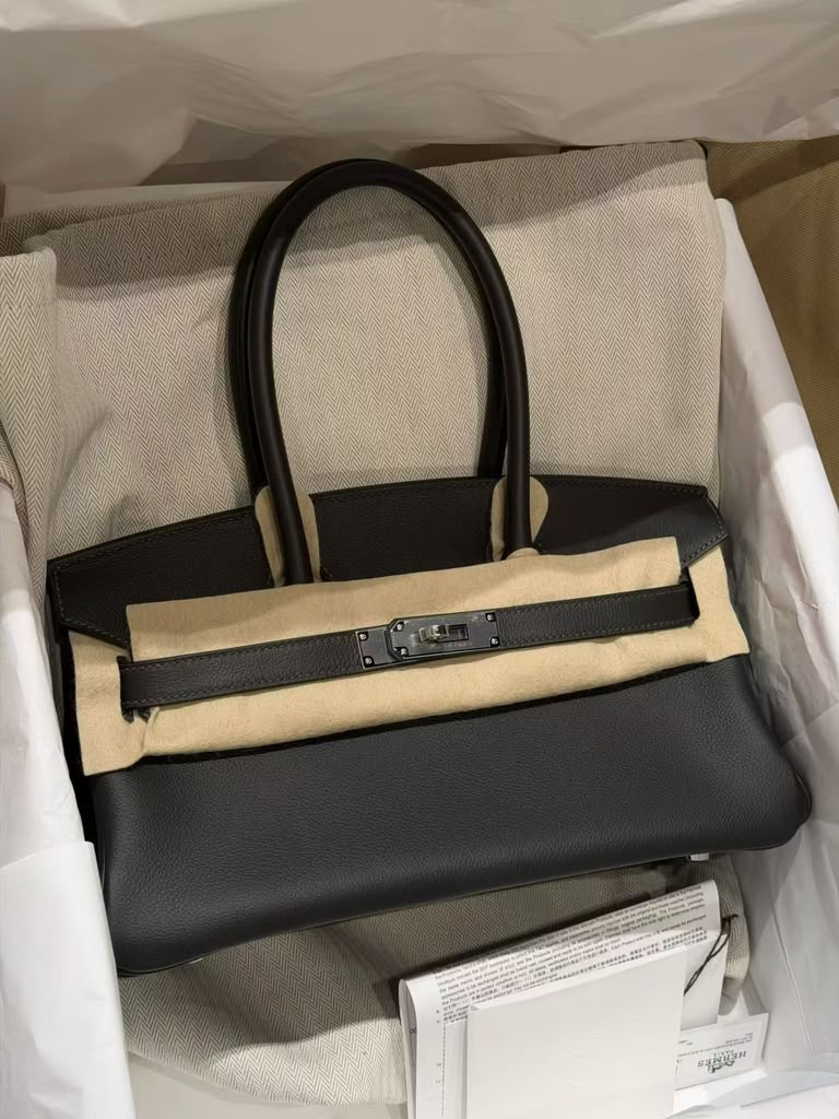 Birkin Shoulder 29 Light Bronze Palladium