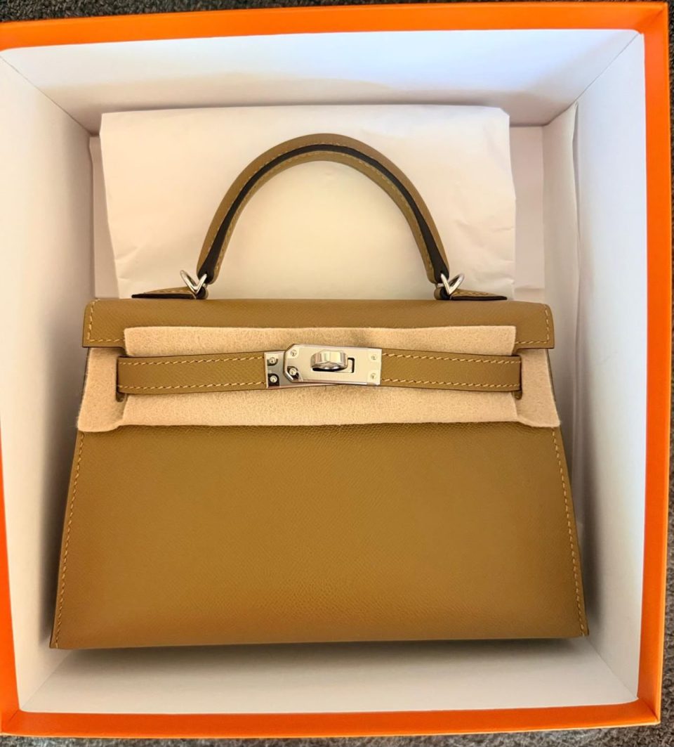 Kelly 20 Mini Dune Madame Palladium