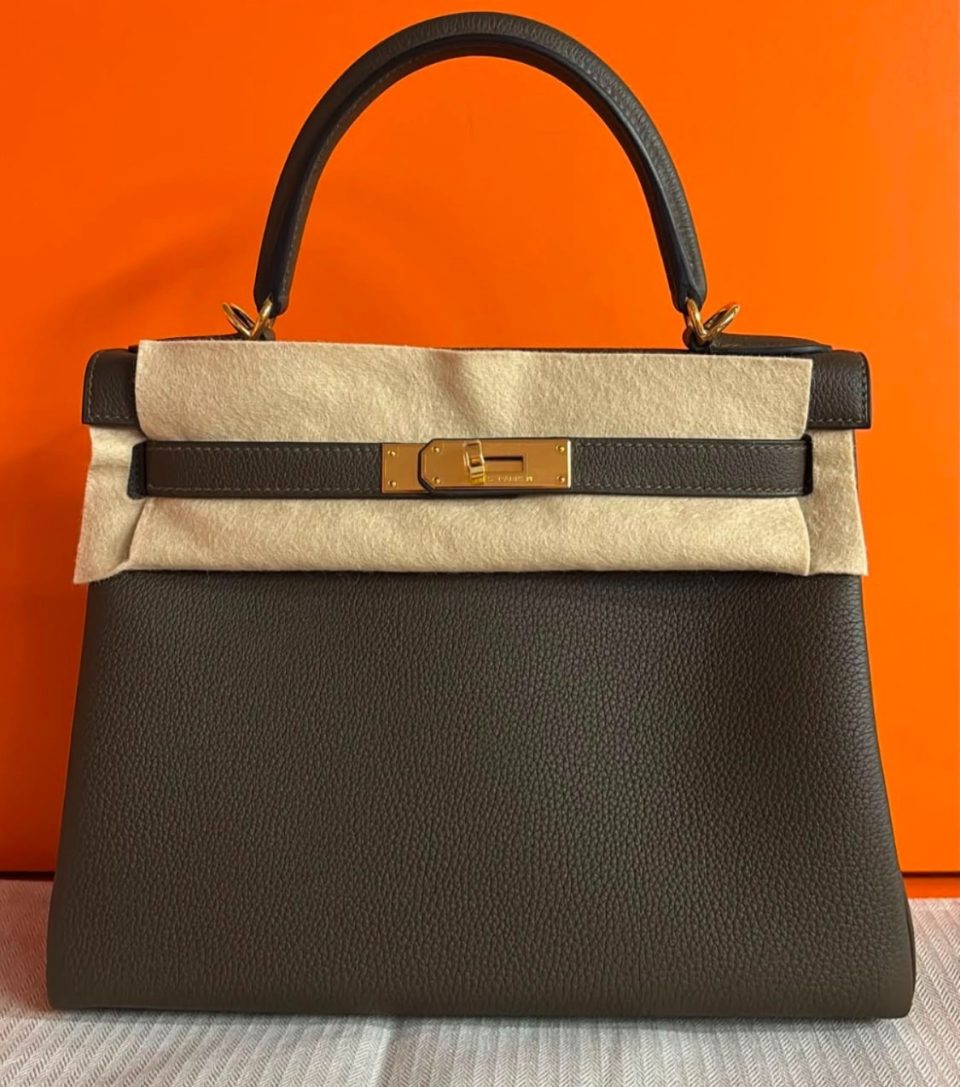 Kelly 28 Vert Loden Togo Gold